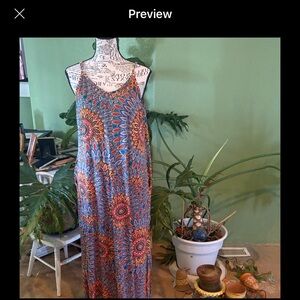 Bohemian Floral Maxi Dress